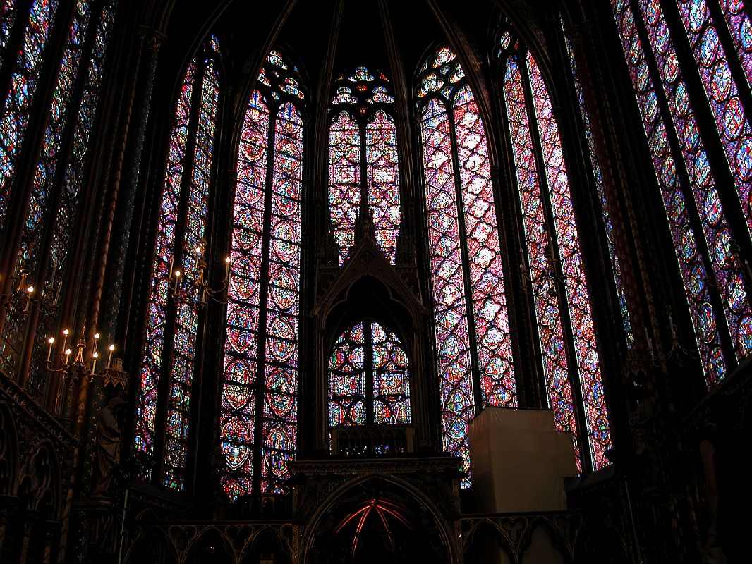 Paris Sainte-Chapelle 02 The Holy Chapel Upper Chapel 